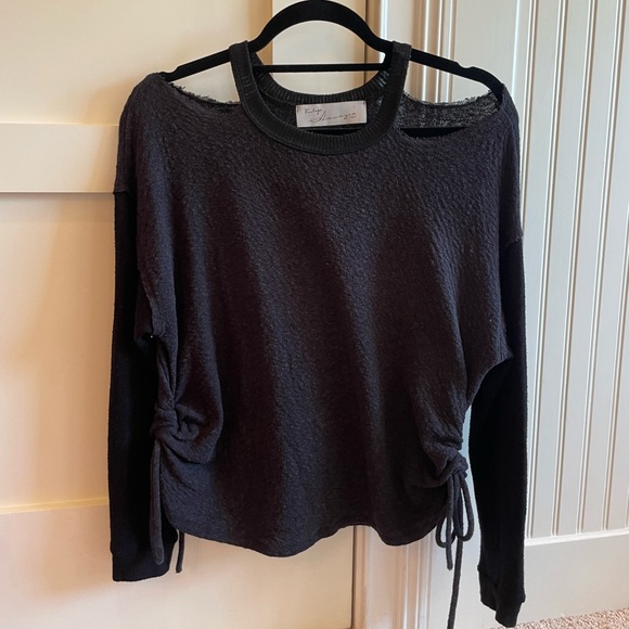 REVOLVE Vintage Havana Black Cutout Sweater - Picture 2 of 5